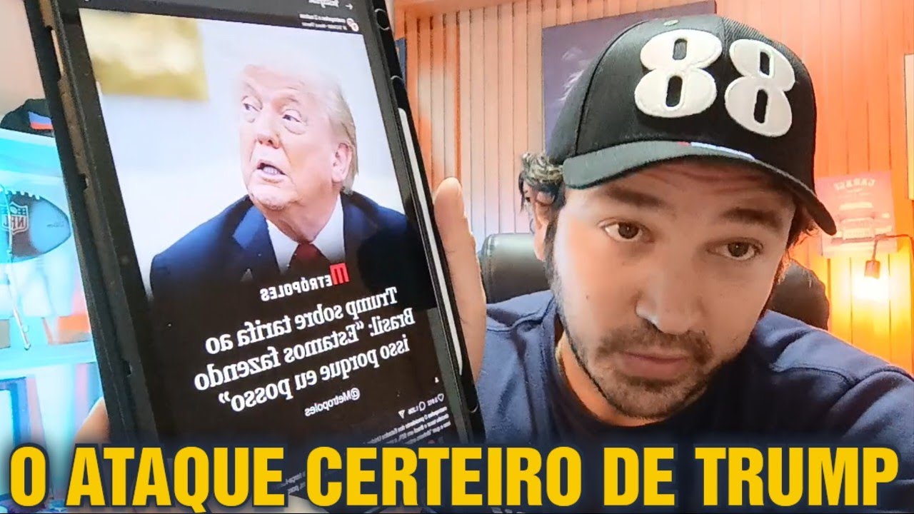 #1 TRUMP PEDE ATAQUE DIRECIONADO E DIZ QUE PERDEU A PACIÊNCIA - SENADOR AMERICANO MANDA RECADO LULA