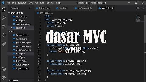 PHP |Dasar MVC membuat controller