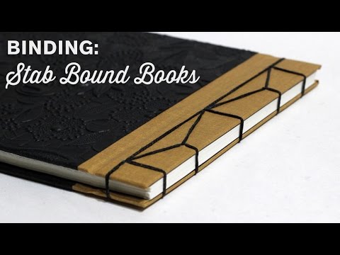 Binding A Japanese Stab Bound Book · Timelapse 