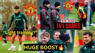 Martinez, casemiro,Mount,Shaw, kobbie,Hojlund | Man United training \& injury News vs Luton Town