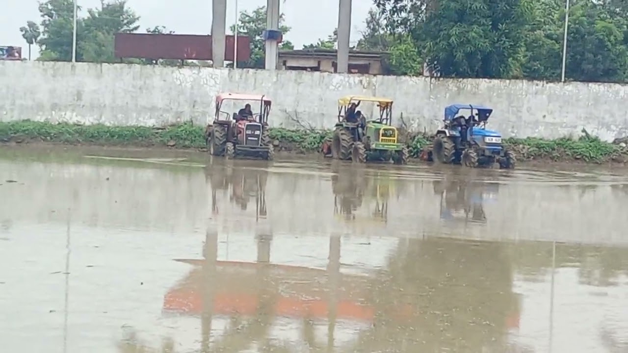 massey246 dynatrac 4wd vs John dere5050 and sonalika rx-47 (4wd)