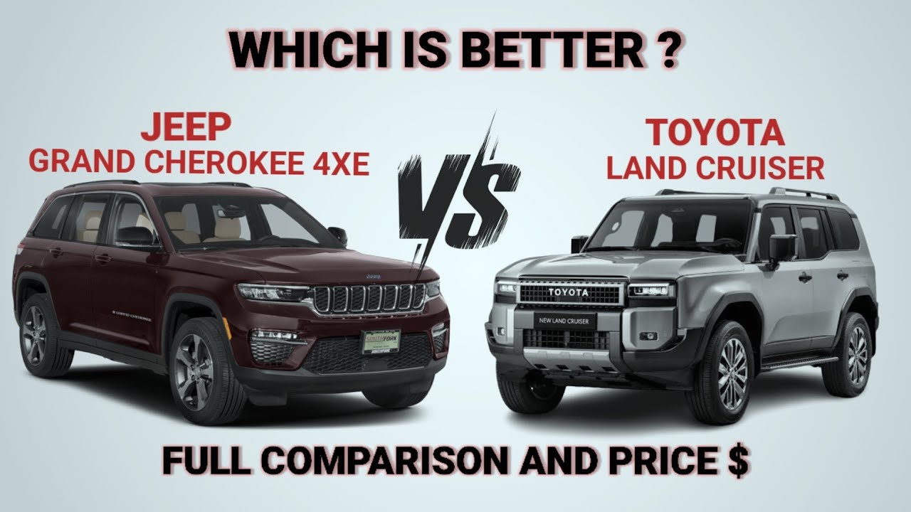 2023 Jeep Grand Cherokee 4xe vs 2024 Toyota Land Cruiser - YouTube