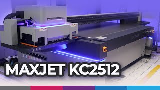 Impresora cama plana UV LED Maxjet KC2512