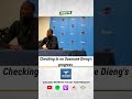 Checking in on Ousmane Dieng and his progress #Short