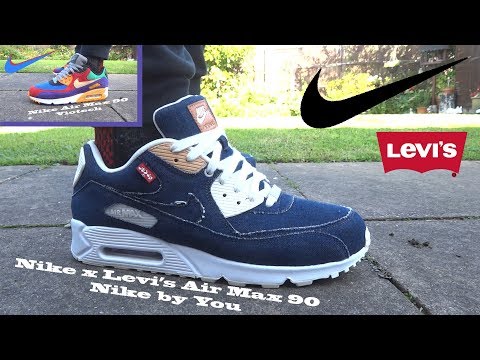 Nike x Levi's Air Max 90 Nike by You - YouTube