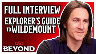 Matt Mercer  Explorer's Guide to Wildemount  Full Interview