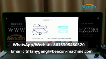 Injector testing of CR2000 diesel fuel common rail injector tester simulator