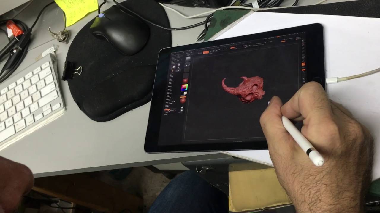 does zbrush work on ipad pro