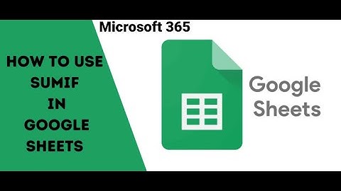 Sumif Function || How to use Sumif formula in Google sheets in hindi