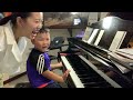 First piano lesson with 5 year old lewis feng 30 mins no edits