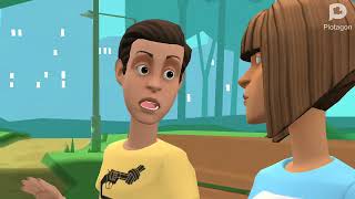 Android male Android female and classic caillou speaks my laziness