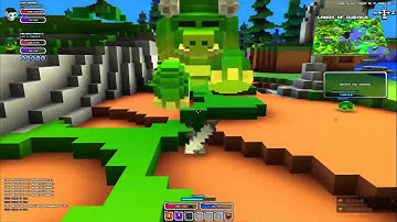 CubeWorld - Saurian vs Beserker Warrior