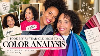 I Took My 73-Year-Old Mom to a Color Analysis | Rediscovering Confidence at Any Age