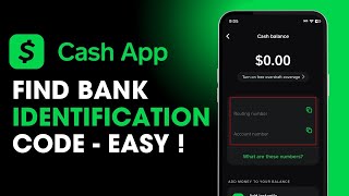 How to Find Bank Identification Code on Cash App