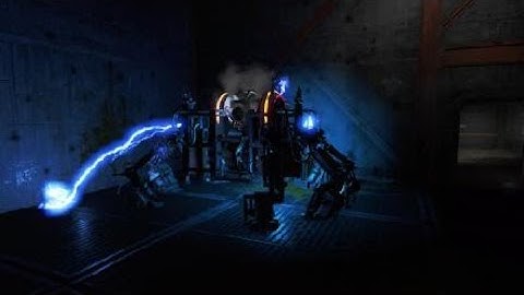 Fallout 4. Robot bug. Weapon test.