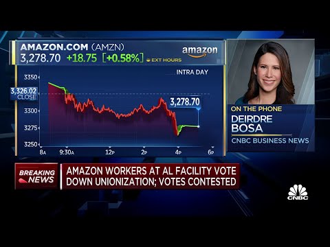 Alabama Amazon workers reject union by closer vote – CNBC Television
