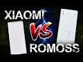 Обзор сравнение Power Bank  Romoss Sense 6+ и Xiaomi 2C (6+)