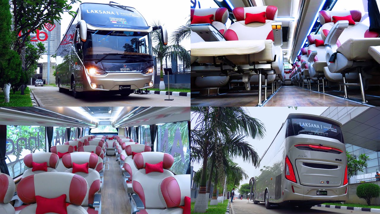 ENA Scania K360 High deck Legacy SR2 XHD Prime  Laksana made Bus Interior & Exterior Full Riview