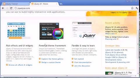 jQuery Tutorial   139   Introduction to jQuery UI