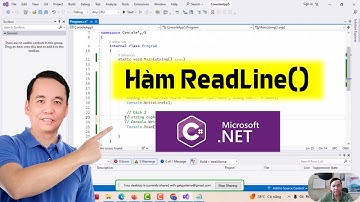 Thực hành hàm ReadLine trong C# - Học CSharp cơ bản