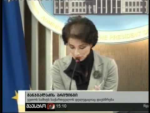 26/10/10 მანჯგალაძის ბრიფინგი