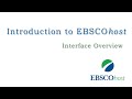 Introduction to ebscohost  tutorial