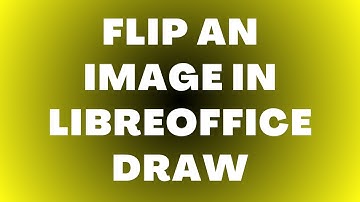 Een afbeelding spiegelen in LibreOffice Draw
