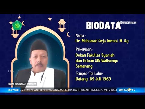 metro-tv-syiar-madrasah-ramadhan-12-mei-2020-:-profil-pengajar---sesi-1