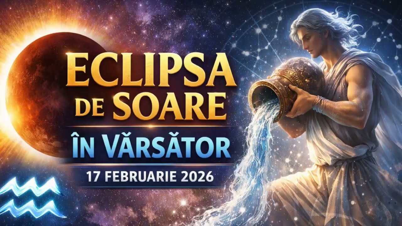 Portalul schimbării: Eclipsa de Soare în Vărsător 2026 🌑Mesaje pentru fiecare zodie!