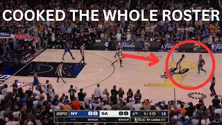 JALEN BRUNSON literally cooked every player on the floor for the SPURS by himself