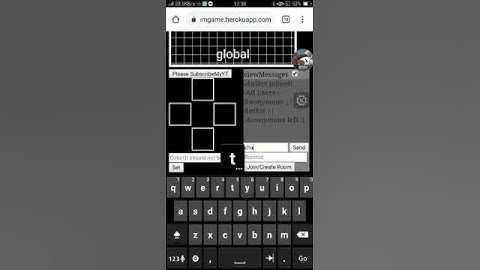 Short Tutorial of game I made omgame.herokuapp.com | Aniket Mohan