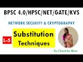 Master Substitution Techniques in Network Security & Cryptography 🔐 by Chealsha Mam