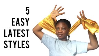 simple gele tying tutorial