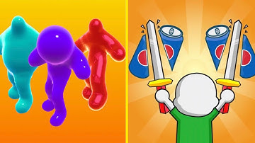 Blob Runner 3d vs Twin Blade Slice Walkthrough Android iOS Gameplay DKT3