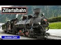 Zillertalbahn narrow gauge railway. Austrian Tyrol Tourism. Volksmusik Österreich.