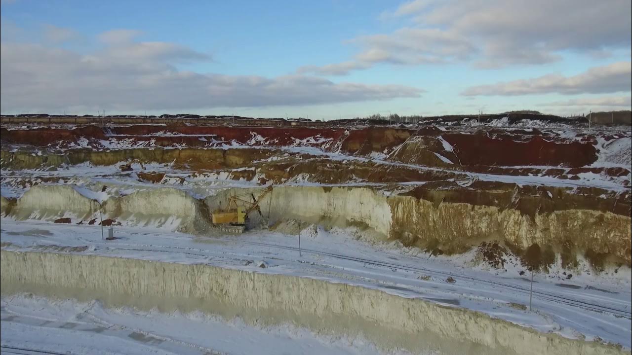 Белгородский меловой карьер. Как добывают мел, и что осталось после ...