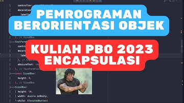 Belajar Pemrograman Berorientasi Object dengan Java : Enkapsulasi