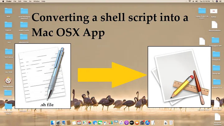 Converting a shell script into a Mac OSX App