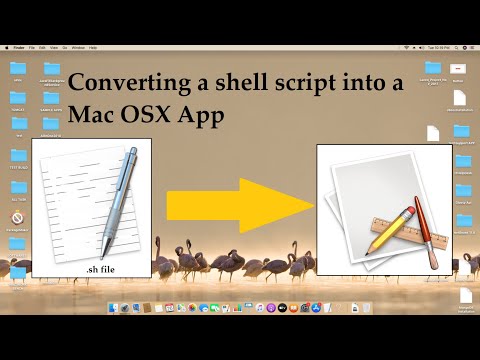 Converting a shell script into a Mac OSX App