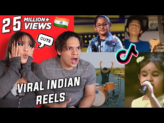 These Indian Kids are INCREDIBLE! Waleska & Efra react to Viral Indian Reels/TikToks | Vol 3.