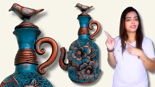 Convert Glass Bottle into Antique  Art