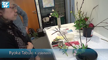 Wie nennt man die japanische Kunst des Blumen arrangieren?