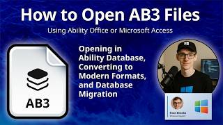 How to Open AB3 Files (Ability Office 3 Database)
