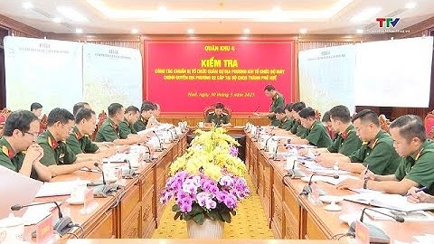 Quân khu 4: Tích cực triển khai tổ chức Quân sự địa phương