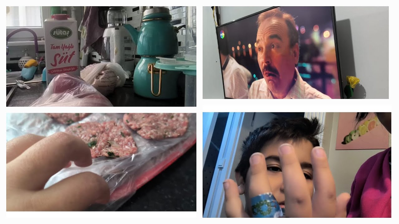 MUTFAK TOPARLAMA - MARKET ALIŞVERİŞİ YERLEŞTİRMESİ- BUZLUK KÖFTESİ-- EN KOLAY TATLI