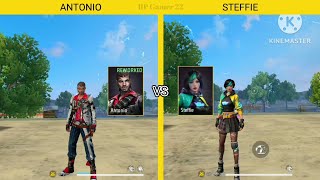 NEW ANTONIO VS STEFFIE ABILITY TEST FREE FIRE | GARENA FREE FIRE