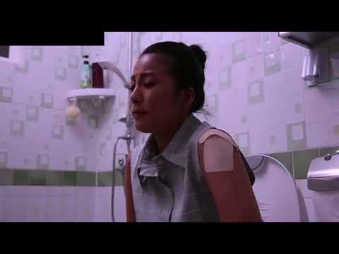 Korean woman interrupted while using toilet