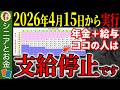 【2026年4月〜】年金カットのルール大幅に変わります！60歳以上の人は今すぐ絶対確認して！【在職老齢年金】