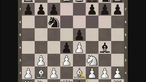 Chess Middle Game Tactic: Pinning the Knight