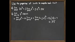 Limit Properties 2
